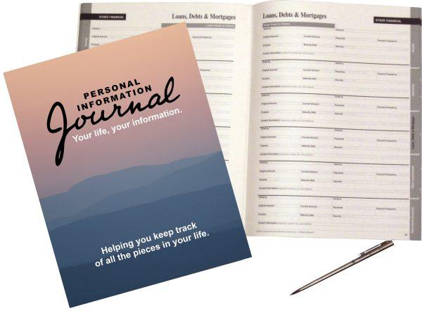 Personal Information Journal cover